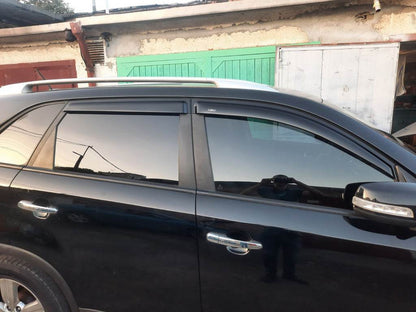 Deflectors (4-piece, HIC) for Kia Sorento II XM 2009-2014 - Reelken Auto