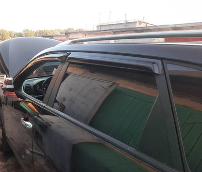 Deflectors (4-piece, HIC) for Kia Sorento II XM 2009-2014 - Reelken Auto