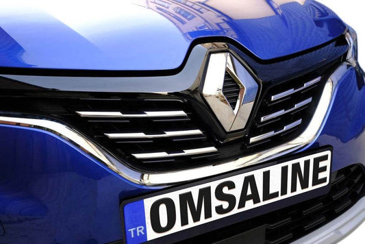 Grid overlays (6 pcs., stainless steel) for Renault Captur 2019↗ - Reelken Auto