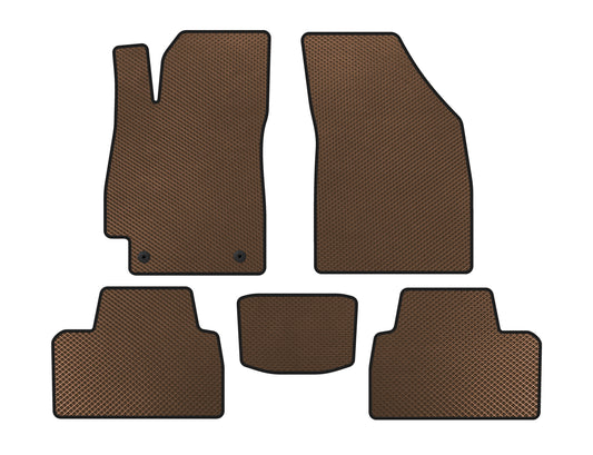 EVA Floor Mats (SD, Brown) for Daewoo Nubira 1997-1999 - image 1
