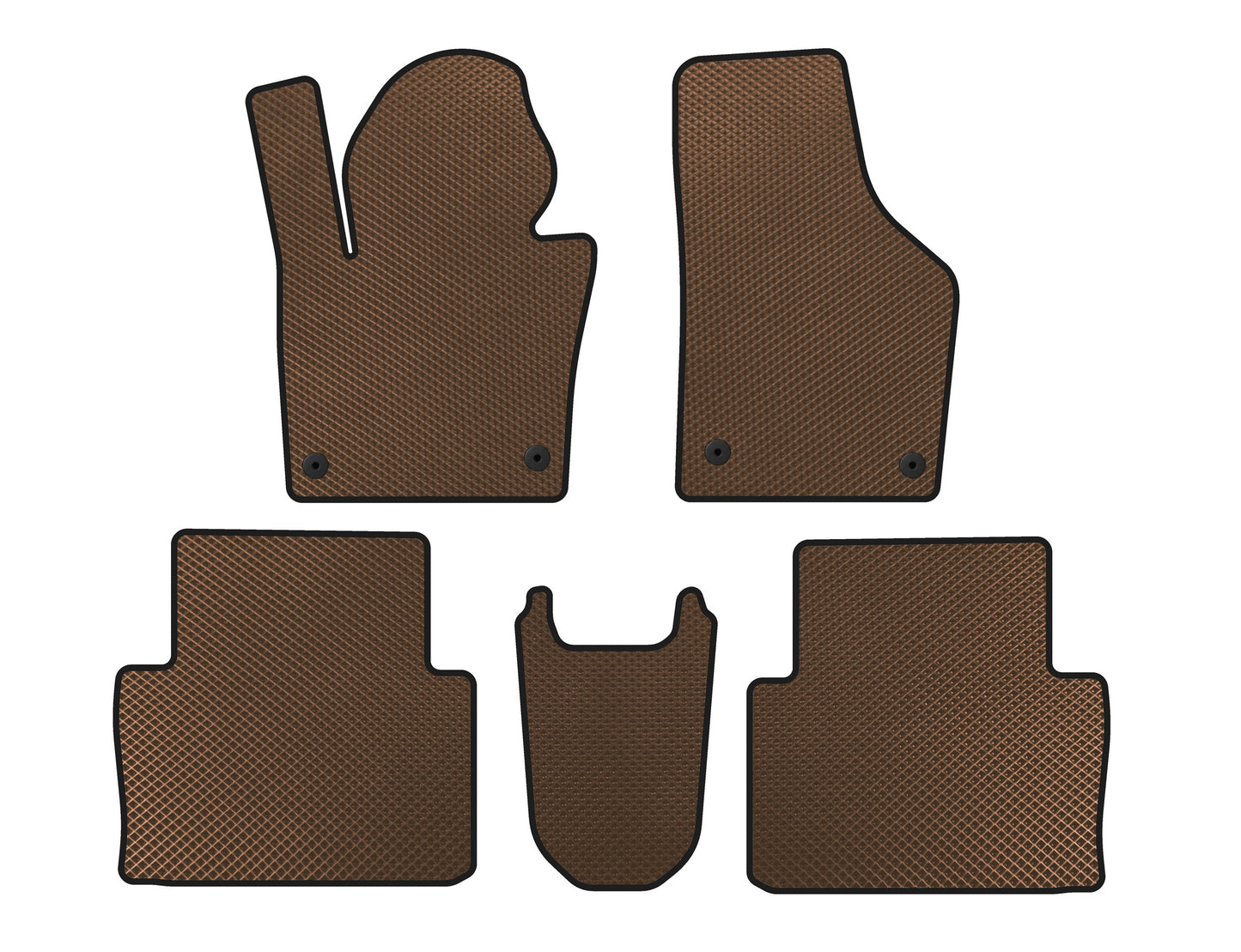 EVA Floor Mats (2015+, Brown) for Seat Alhambra 2010- - image 1