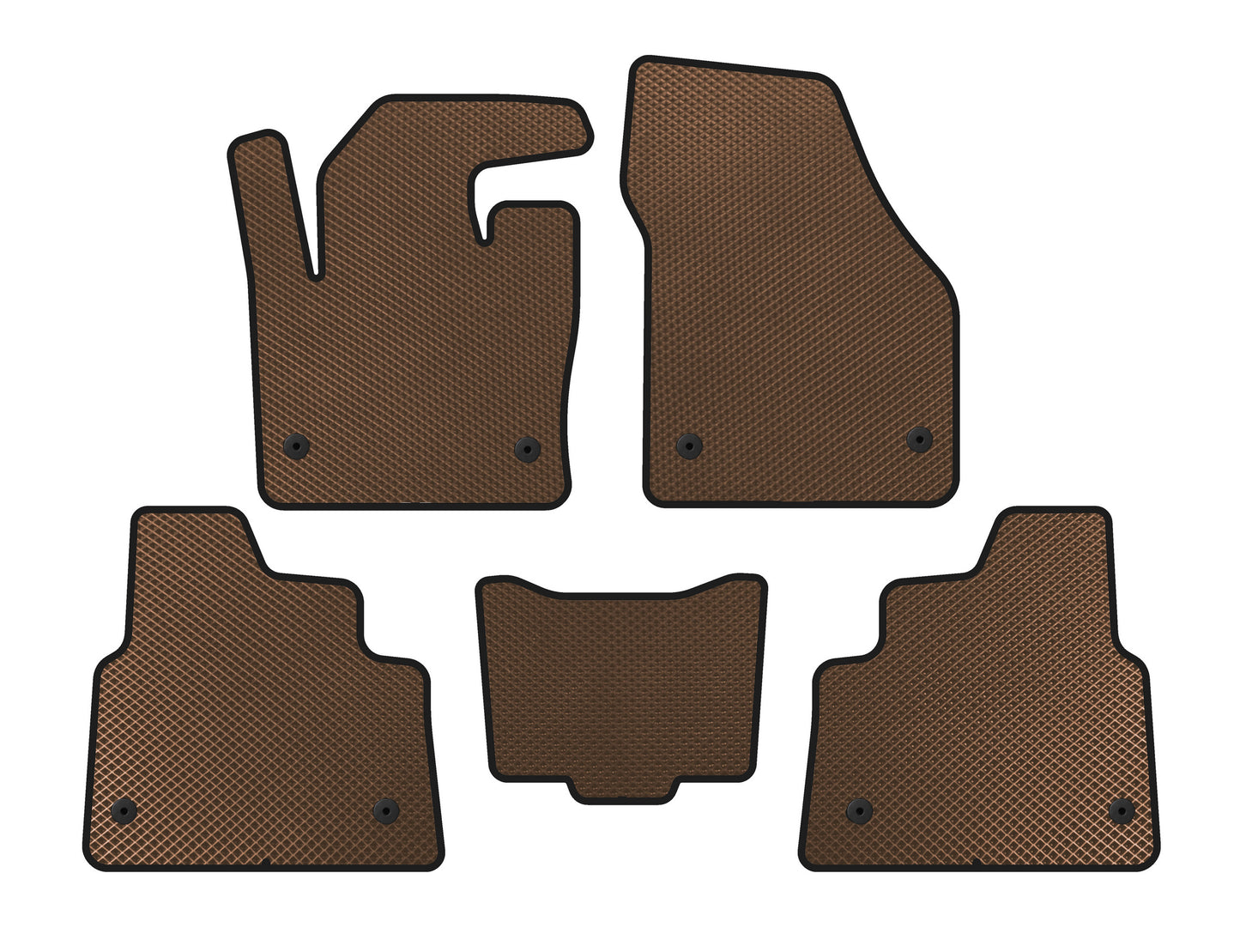 EVA Floor Mats (Brown) for Land Rover Discovery Sport 2014- - image 1