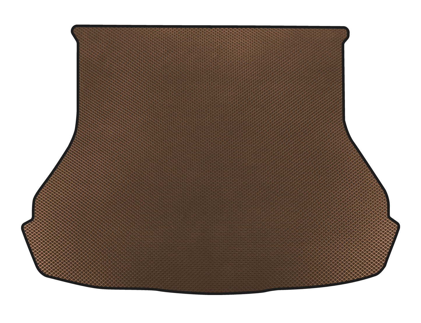 Trunk mat (2010-2013, SD, Brown) for Hyundai Elantra (MD/UD) 2011-2015 - image 1