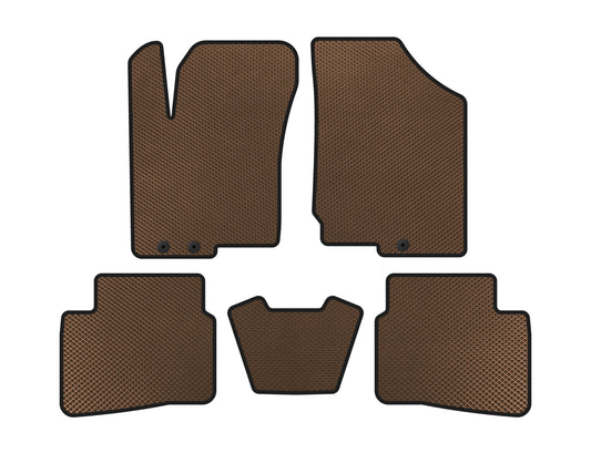 EVA Floor Mats (2008-2012, Brown) for Kia Forte 2008–2024 - image 1