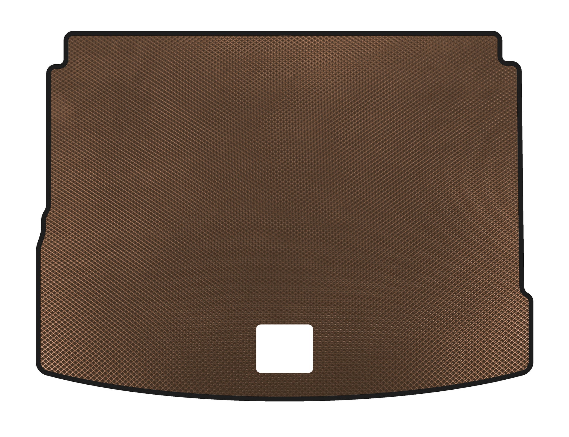 Trunk Mat V2 (USA, Brown) for Volkswagen Tiguan 2016-2023 - image 1