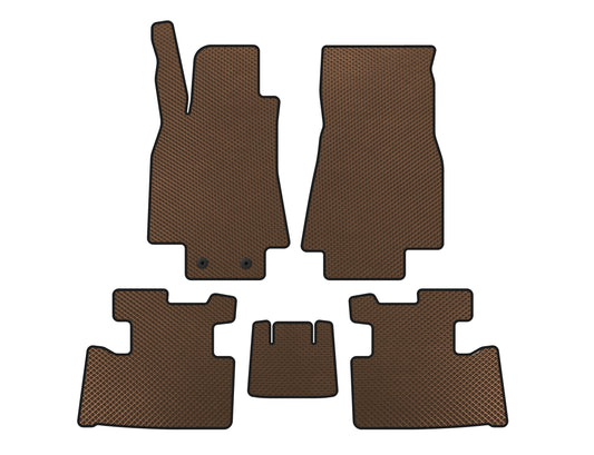 EVA Floor Mats (2004-2008, HB, 5-Door, Brown) for Mercedes A-сlass W169 2004-2012 - image 1