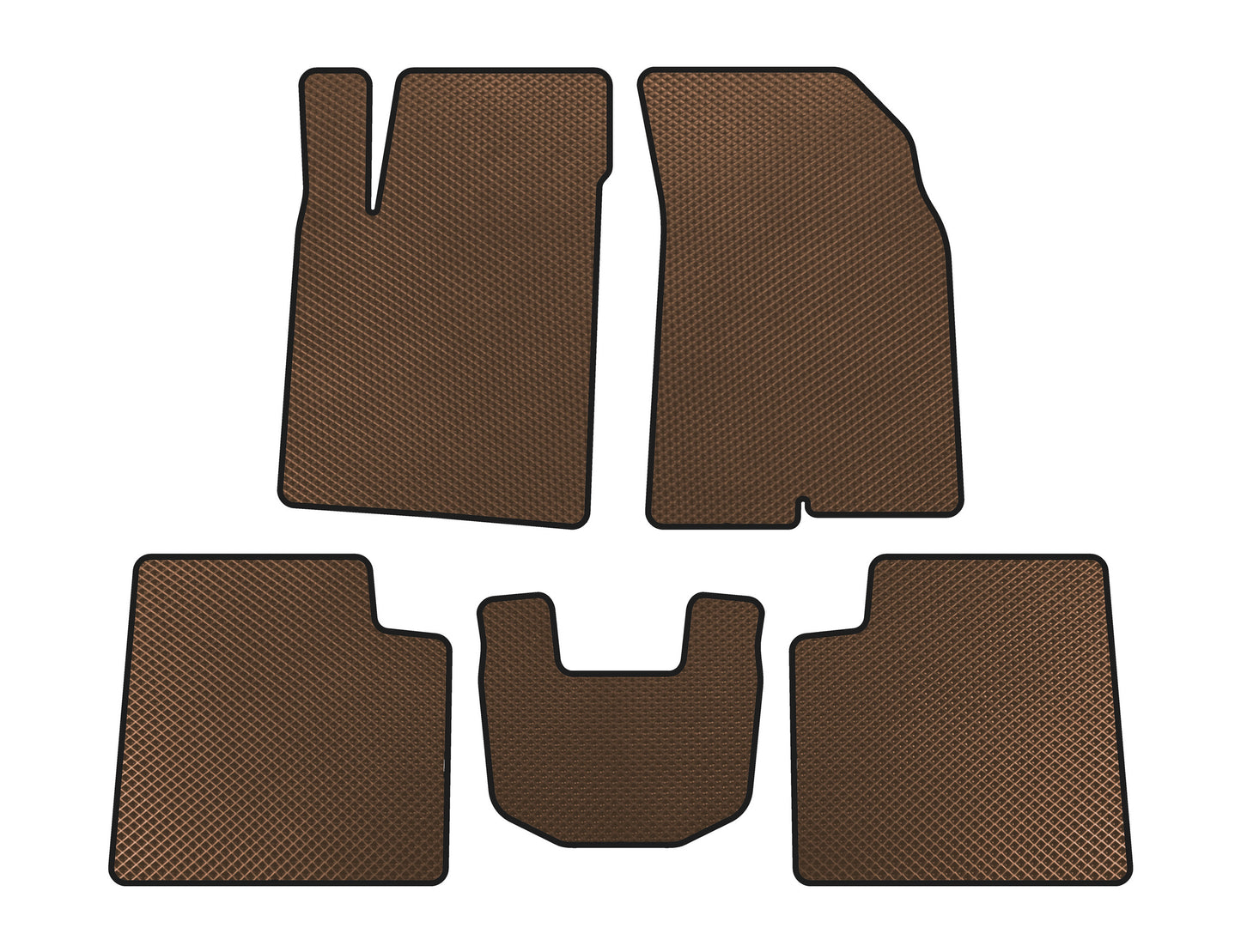 EVA Floor Mats (Brown) for Kia Opirus 2003-2010 - image 1