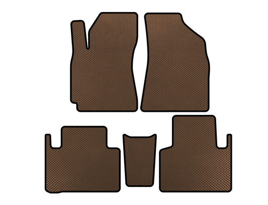 EVA Floor Mats (Brown) for Geely Emgrand X7 2011- - image 1
