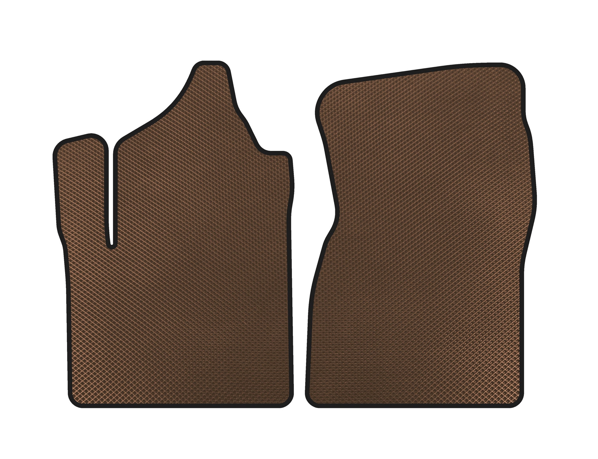 EVA Floor Mats (Brown) for GMC Sierra 2013-2019 - image 1