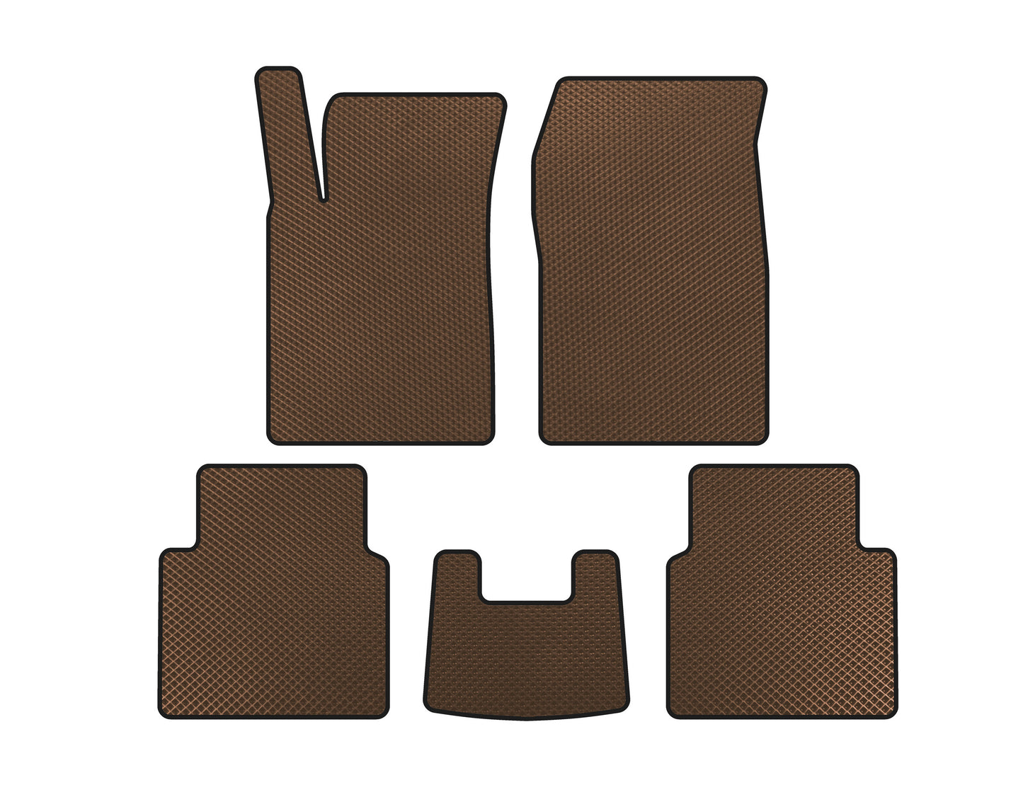 EVA Floor Mats (HB, Brown) for Opel Signum 2003-2008 - image 1