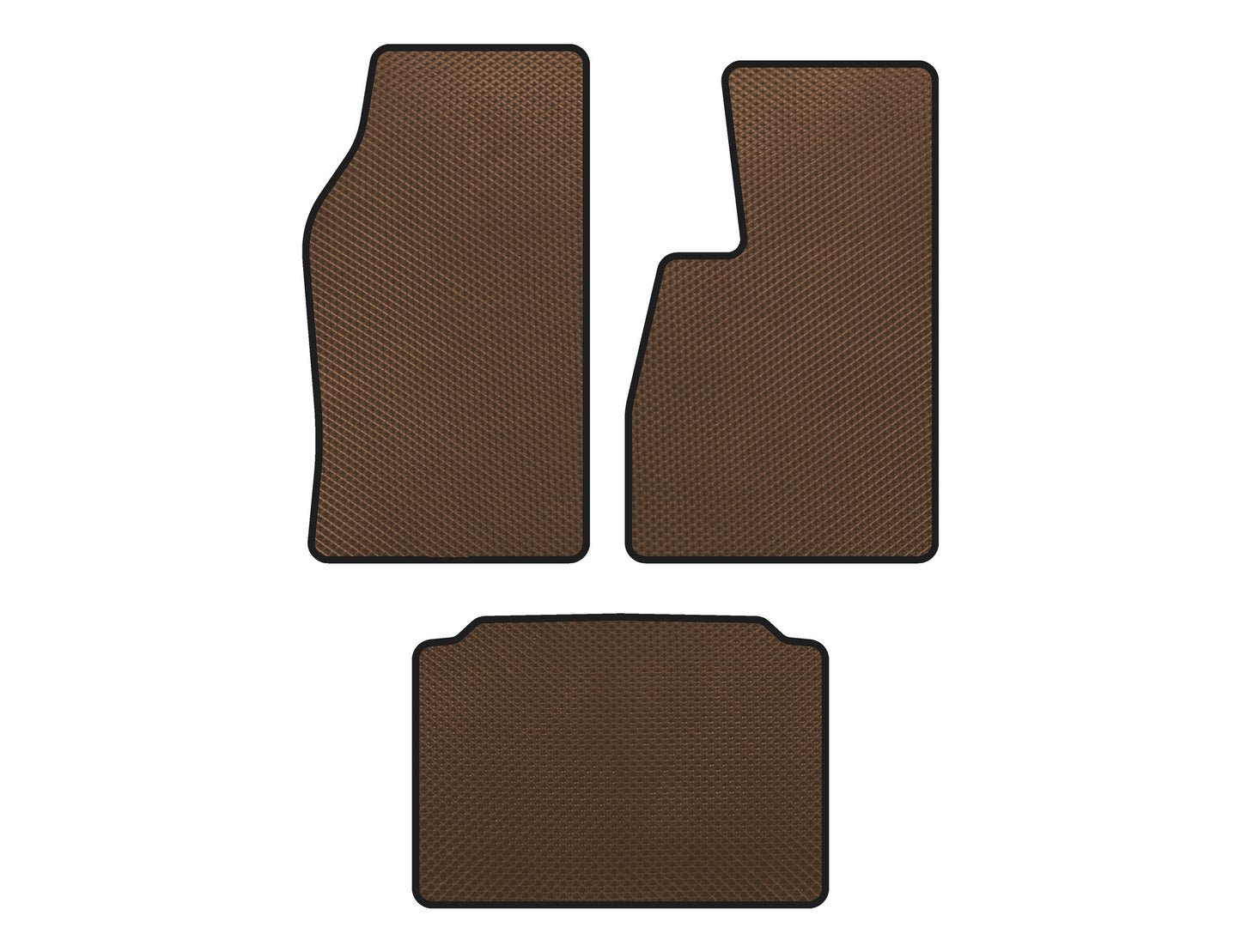 EVA Car Mats (Right-Hand Drive, Brown) for Jeep Grand Cherokee WK 2004-2010 - image 1