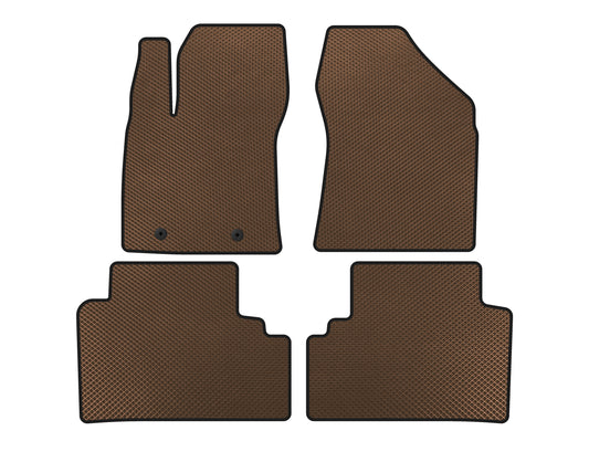 EVA Floor Mats (SD, Brown) for Toyota Avensis 2009-2018 - image 1