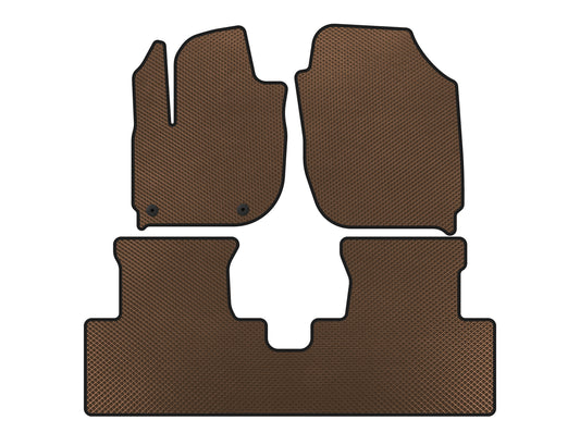 EVA Floor Mats (Electric, Brown) for Honda X-NV/Ciimo X-NV 2019- - image 1