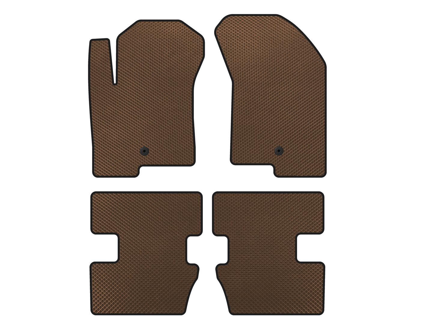 EVA Floor Mats (2006-2011, Brown) for Jeep Compass 2006-2016 - image 1