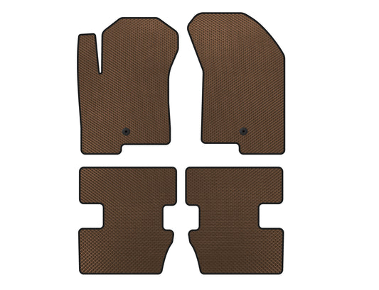 EVA Floor Mats (2006-2011, Brown) for Jeep Compass 2006-2016 - image 1
