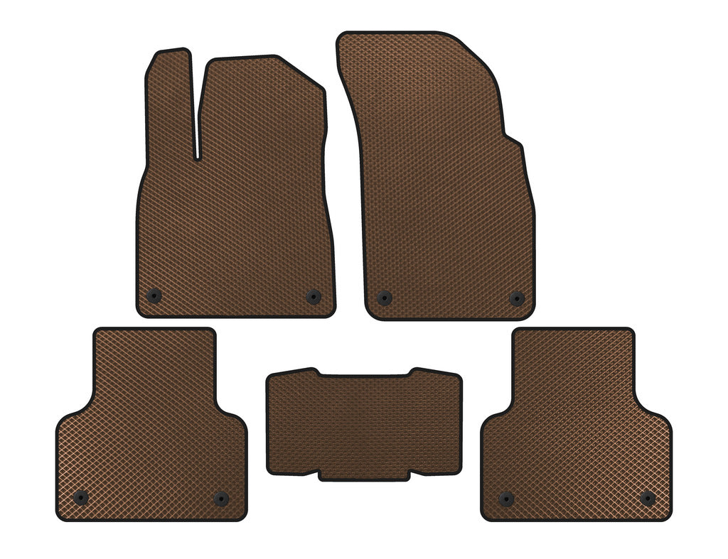 EVA Floor Mats (Brown) for Audi Q8 2018- - image 1