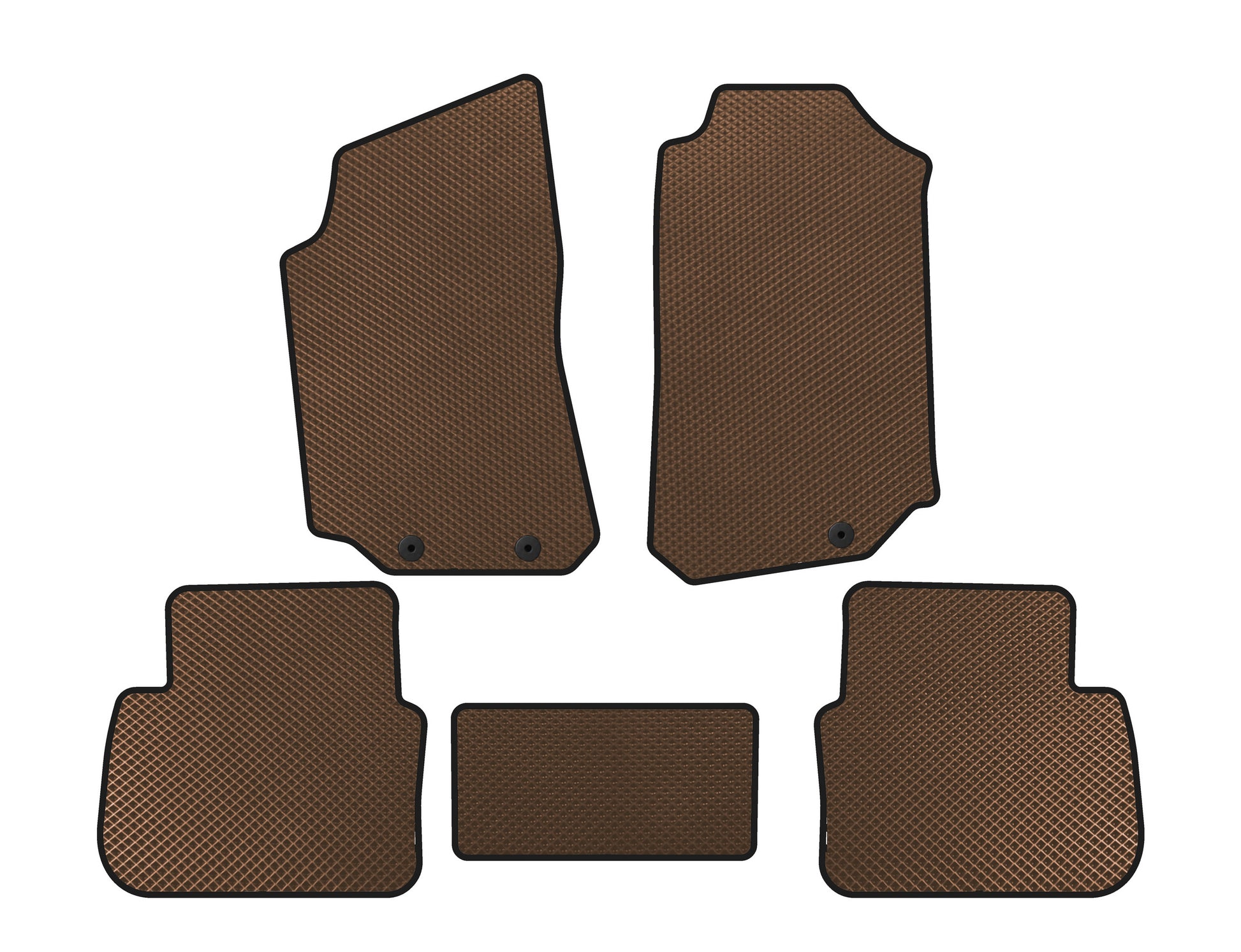 EVA Floor Mats (Brown) for Saab 9-5 1997-2010 - image 1