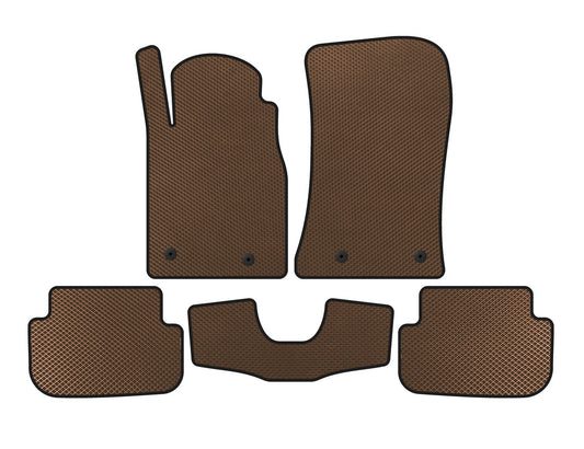 EVA Floor Mats (Brown) for Chevrolet Camaro 2009-2015 - image 1