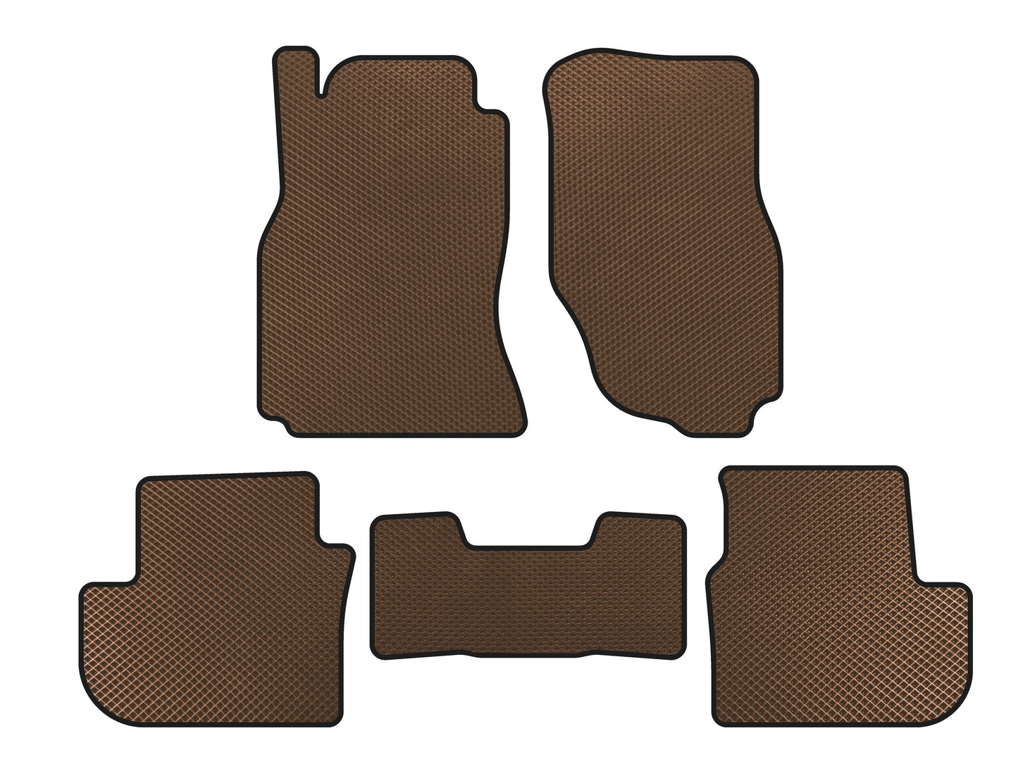 EVA Floor Mats (SD, Brown) for Infiniti G35 (V35/CV35) 2003-2007 - image 1