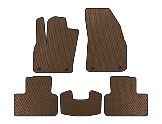 EVA Floor Mats (Brown) for Volvo XC40 2018- - image 1