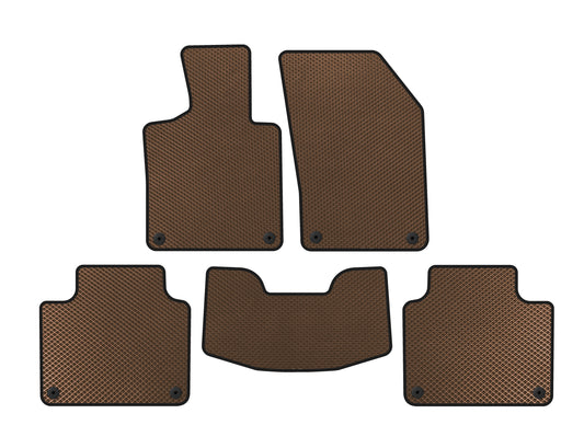 EVA Floor Mats (SW, Brown) for Volvo V90 1997-1998 - image 1