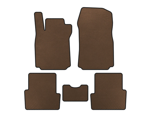 EVA Floor Mats (Brown) for Renault Modus 2005-2012 - image 1