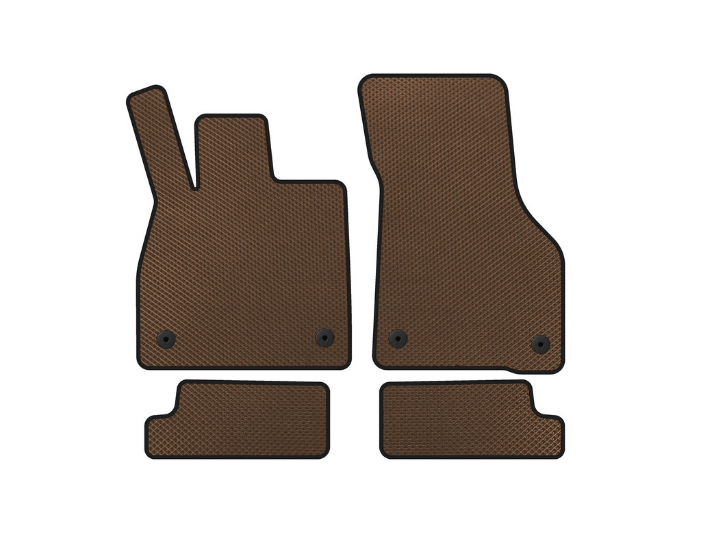 EVA Floor Mats (Coupe, Brown) for Audi ТТ 2014-2023 - image 1