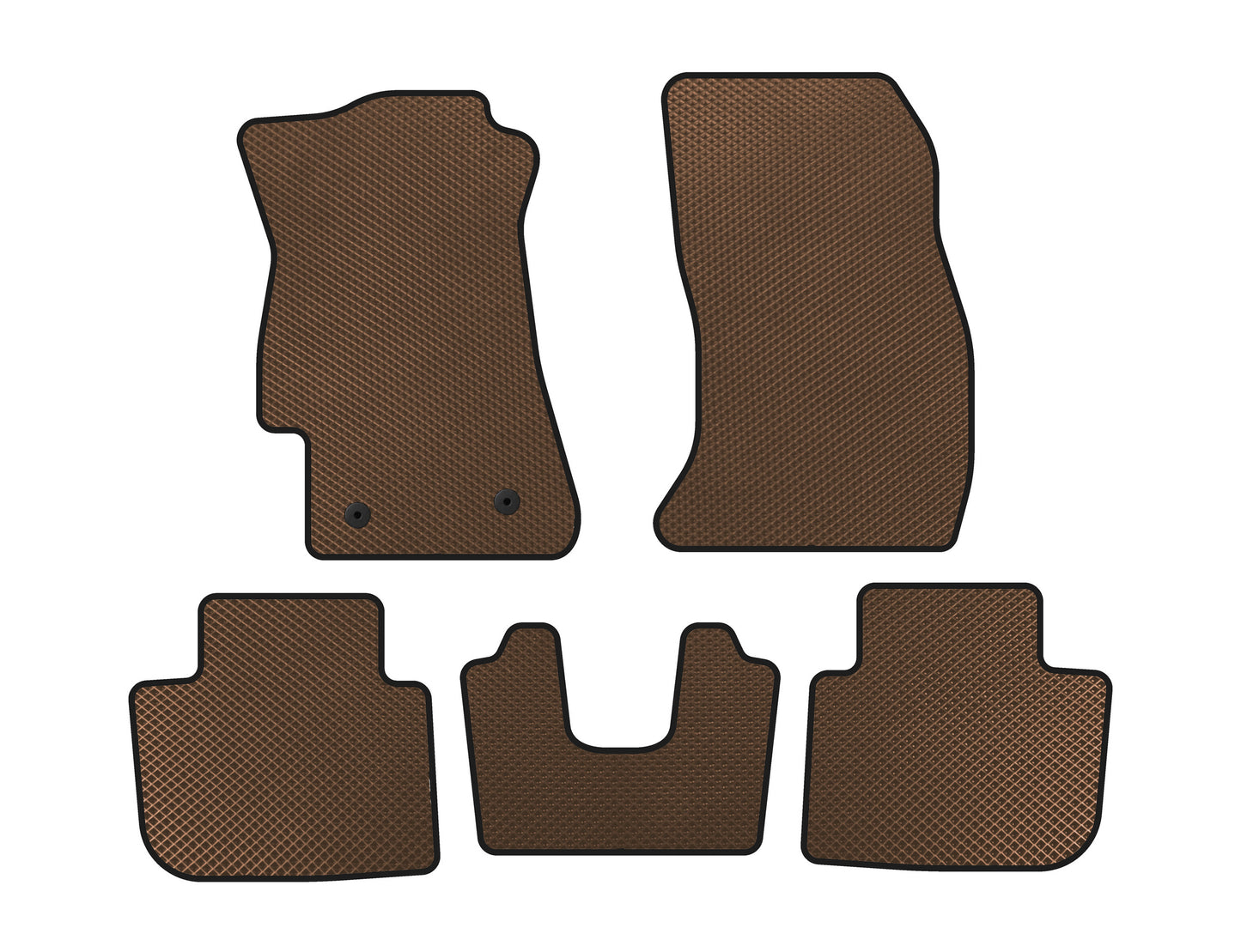 EVA Floor Mats (2011-2016, Brown) for Subaru XV 2011-2017 - image 1