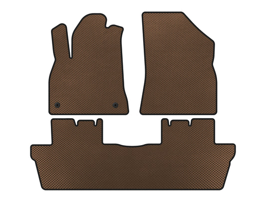 EVA Floor Mats (Brown) for Peugeot 5008 2009-2016 - image 1