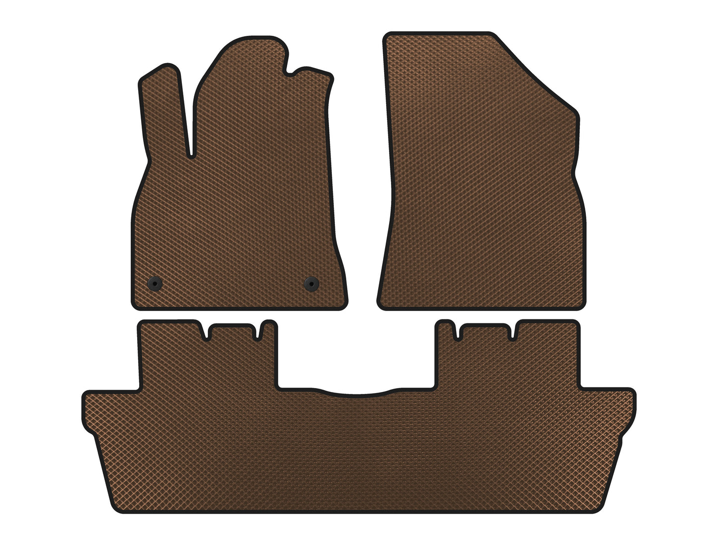 EVA Floor Mats (Brown) for Peugeot 5008 2009-2016 - image 1