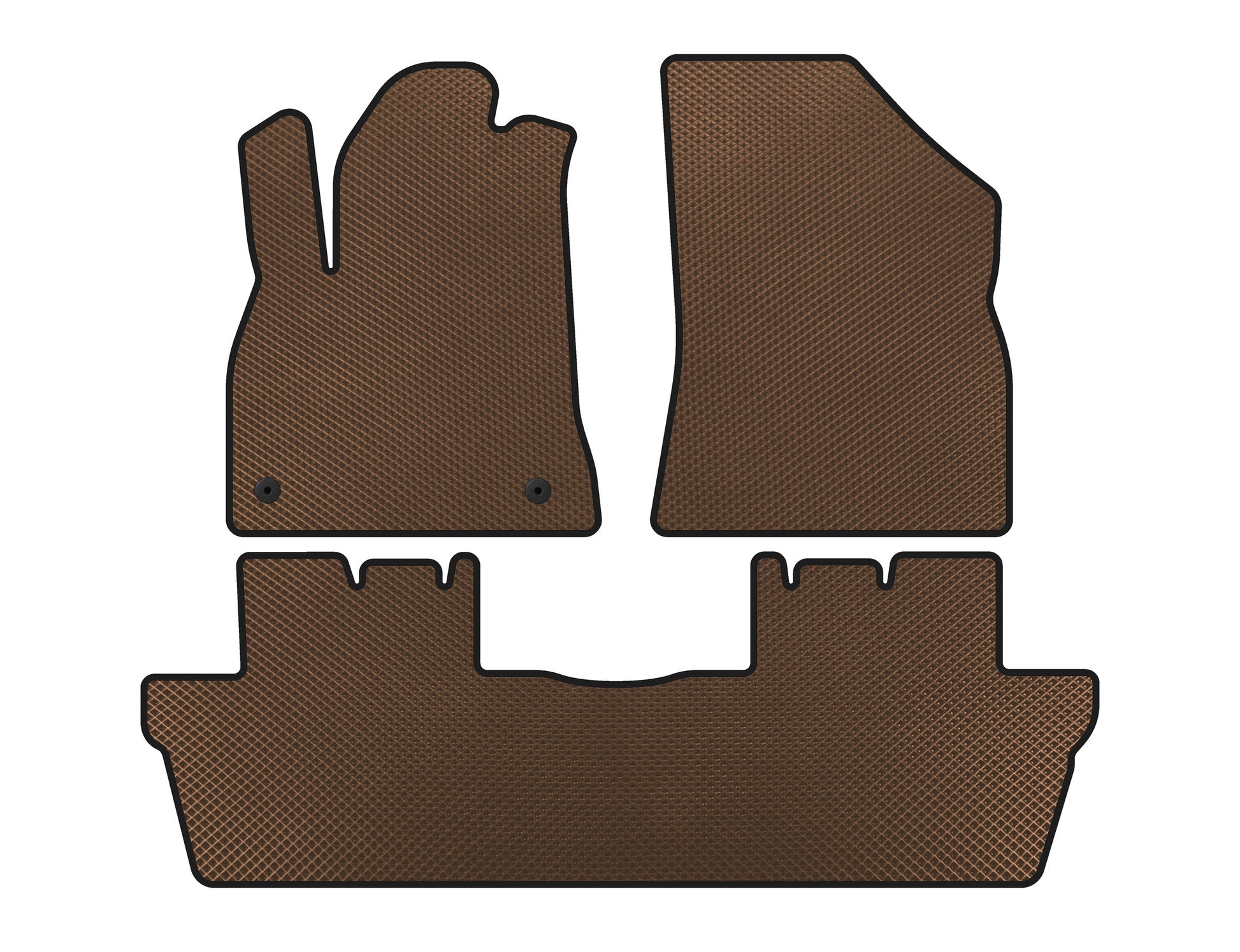 EVA Floor Mats (Brown) for Peugeot 5008 2009-2016 - image 1