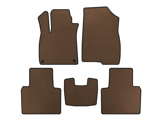 EVA Floor Mats (SD, Brown) for Honda Accord X 2017-2022 - image 1