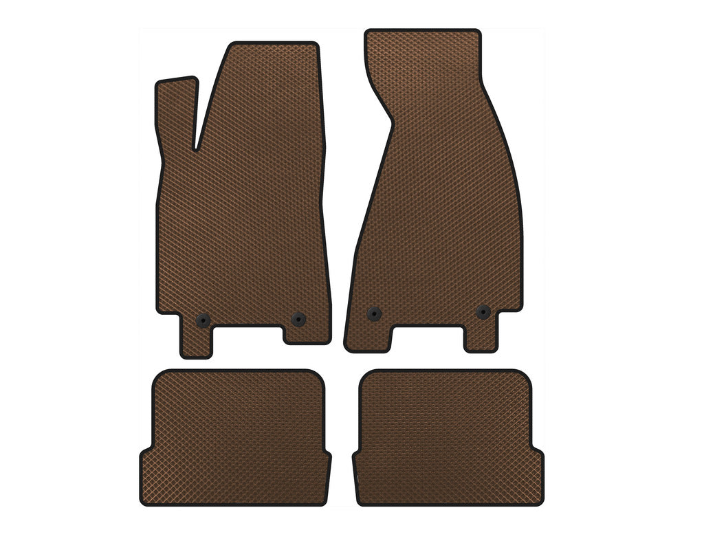 EVA Floor Mats (1991-1996, Coupe, Brown) for Audi 80/90 1987-1996 - image 1