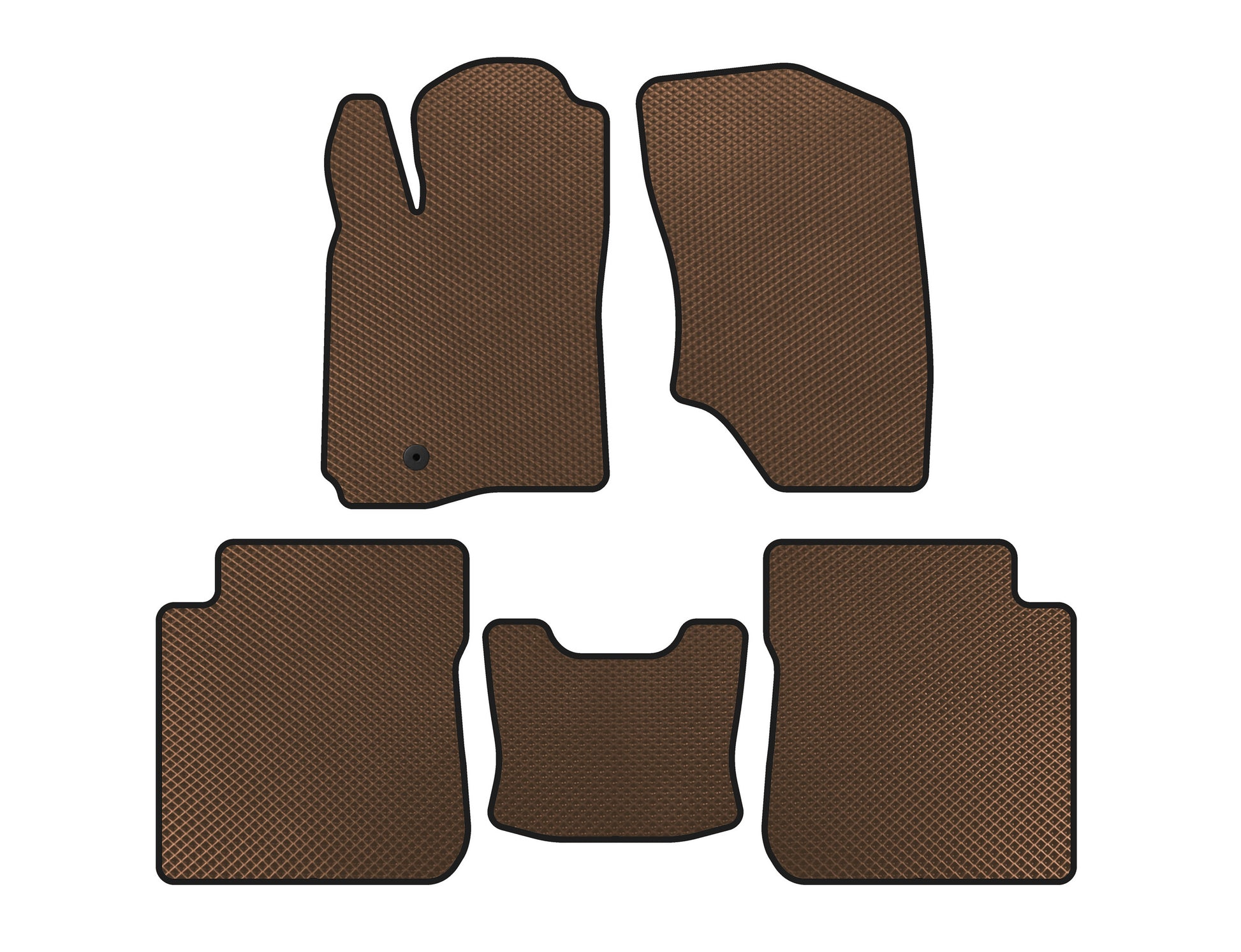 EVA Floor Mats (Brown) for Mitsubishi Outlander 2001-2006 - image 1