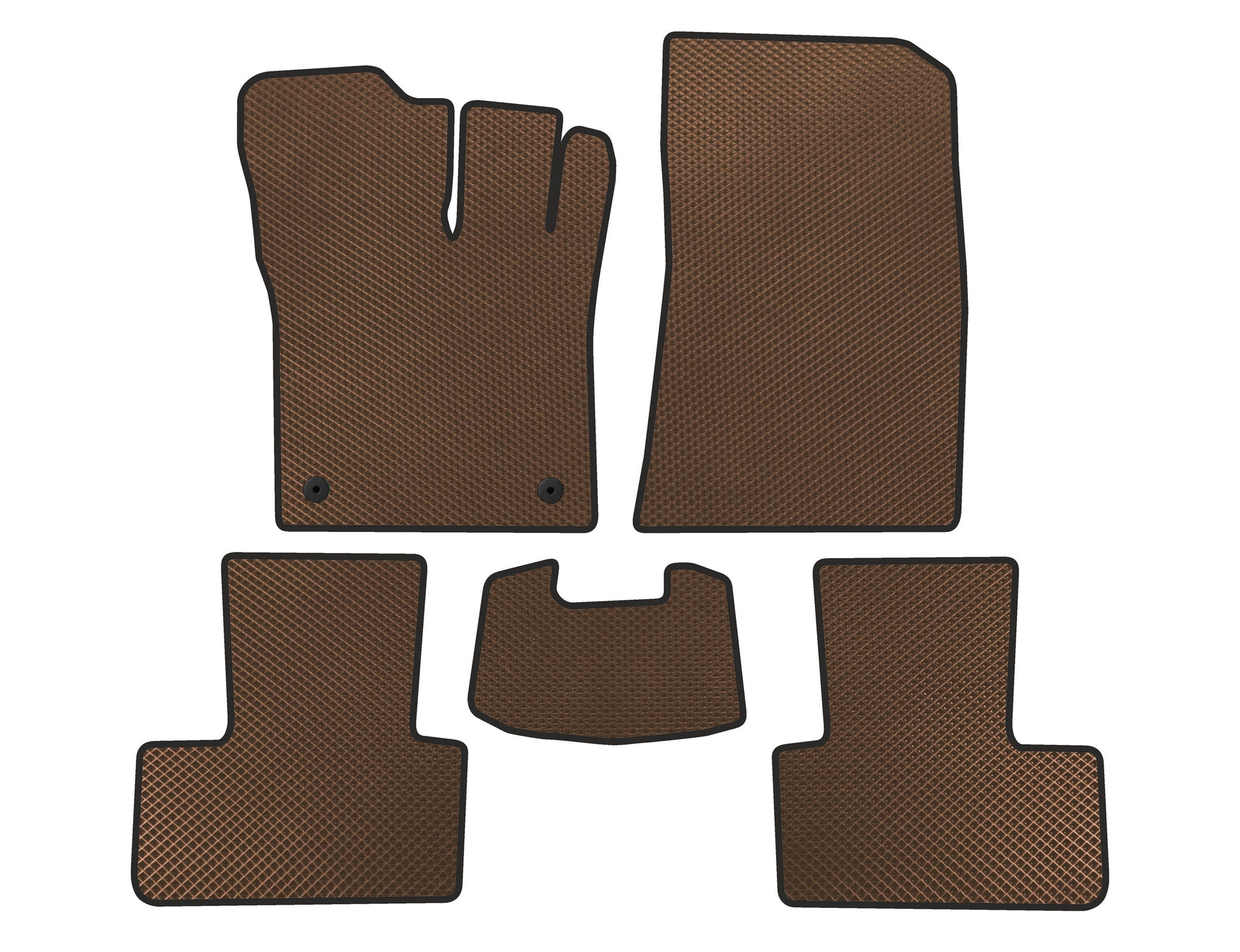 EVA Floor Mats (Brown) for Renault Captur 2019- - image 1