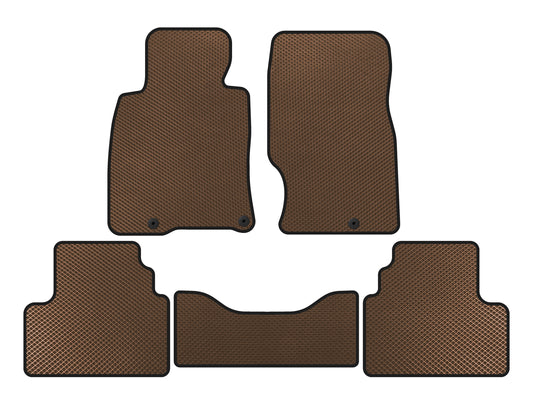 EVA Floor Mats (G25-G35, SD, Brown) for Infiniti G25/G35/37 (V36/CV36) 2006-2015 - image 1