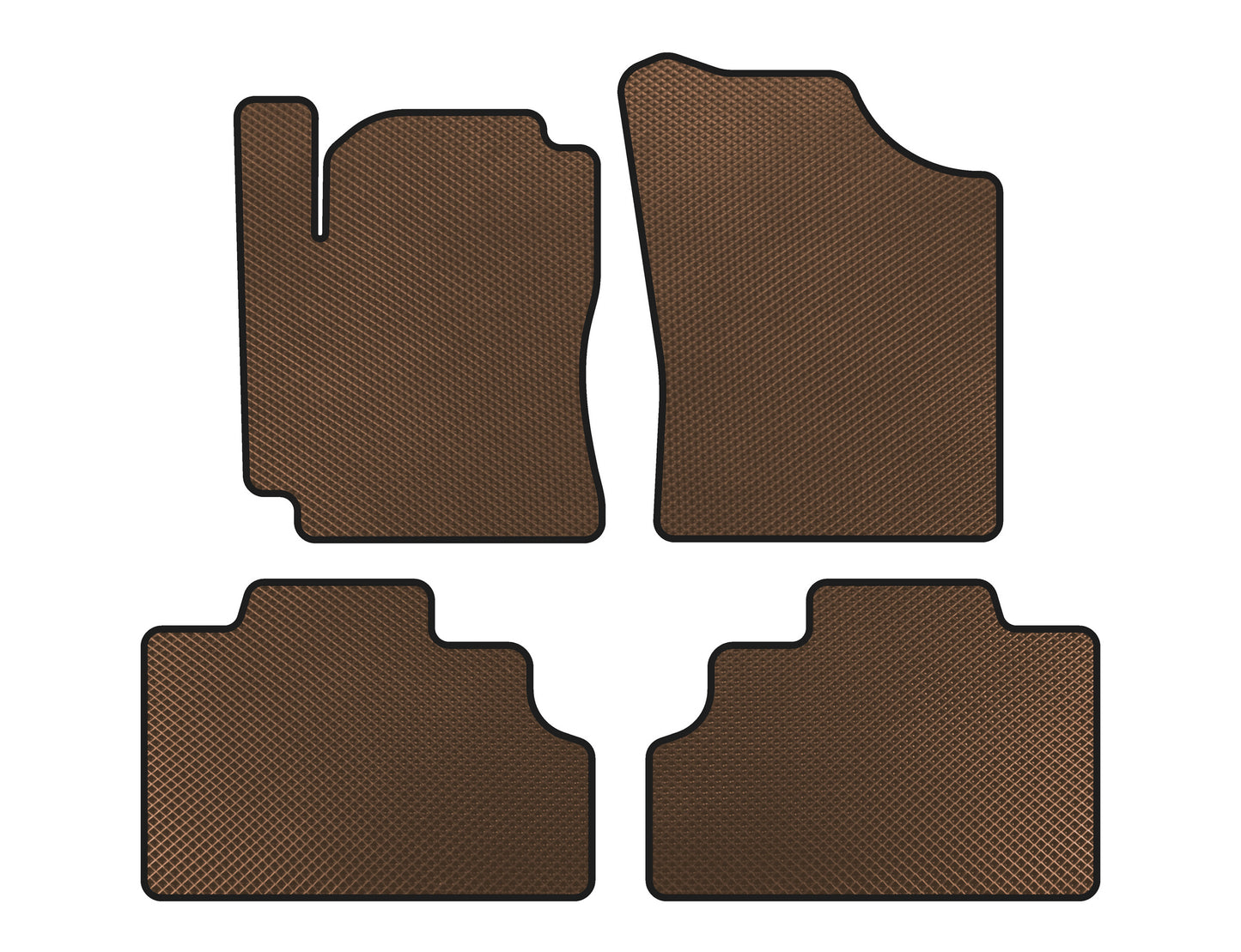 EVA Floor Mats (SD, Brown) for Geely CK-2 2008-2016 - image 1