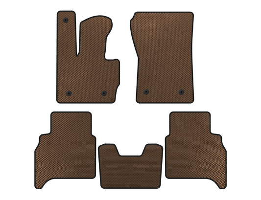 EVA Floor Mats (Automatic, Brown) for Mercedes G сlass W463 2018-2024 - image 1