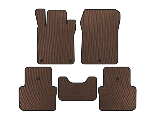 EVA Floor Mats (SD, Brown) for Acura TLX 2014-2020 - image 1