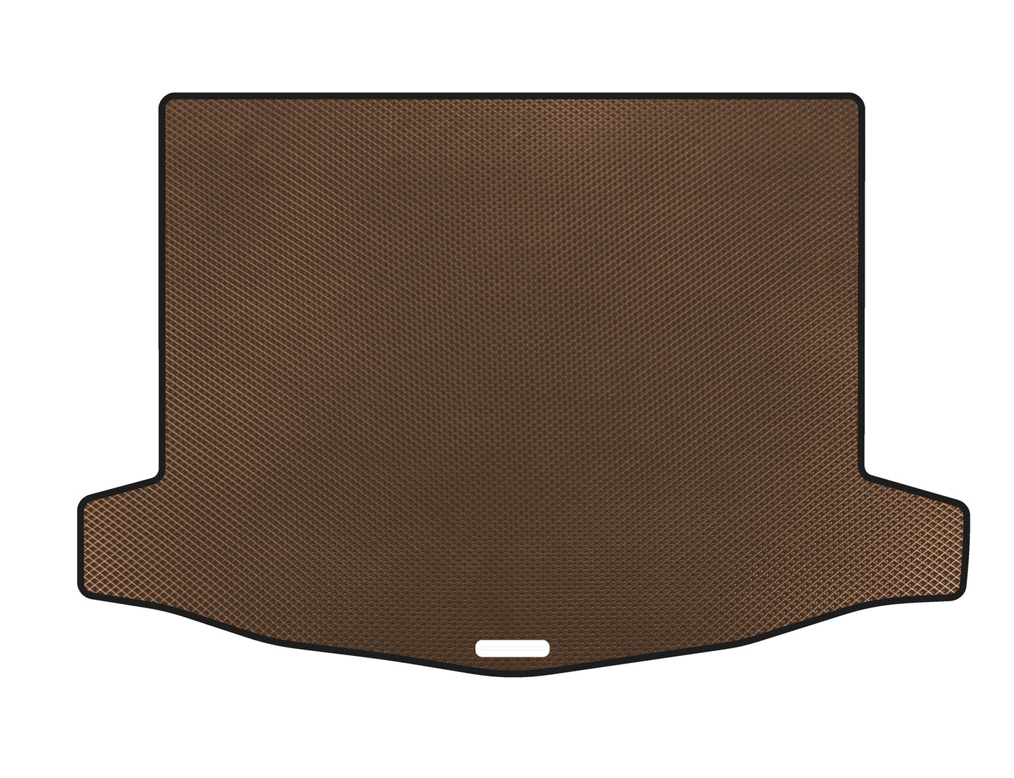 Trunk mat (2011-2014, HB, 5-door, Brown) for Honda Civic HB 2012-2020 - image 1