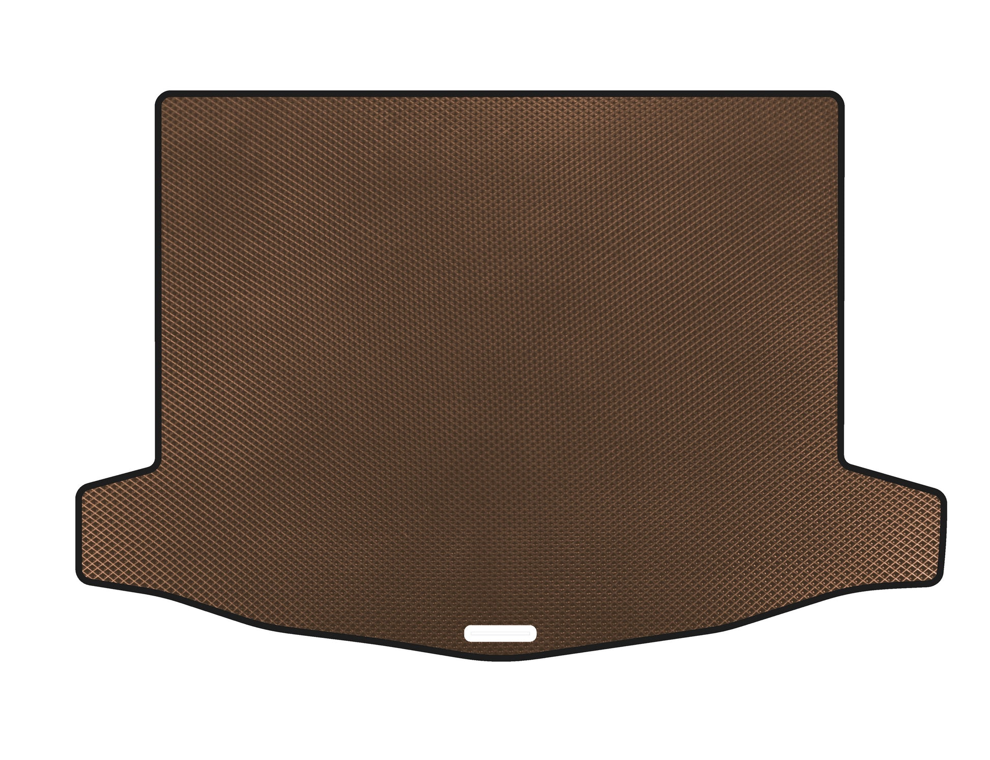 Trunk mat (2011-2014, HB, 5-door, Brown) for Honda Civic HB 2012-2020 - image 1