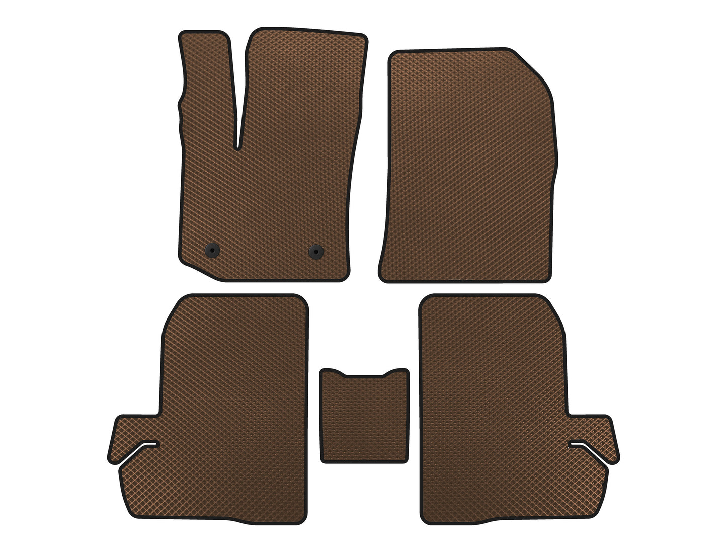 EVA Floor Mats (Brown) for Renault Dokker 2013-2022 - image 1