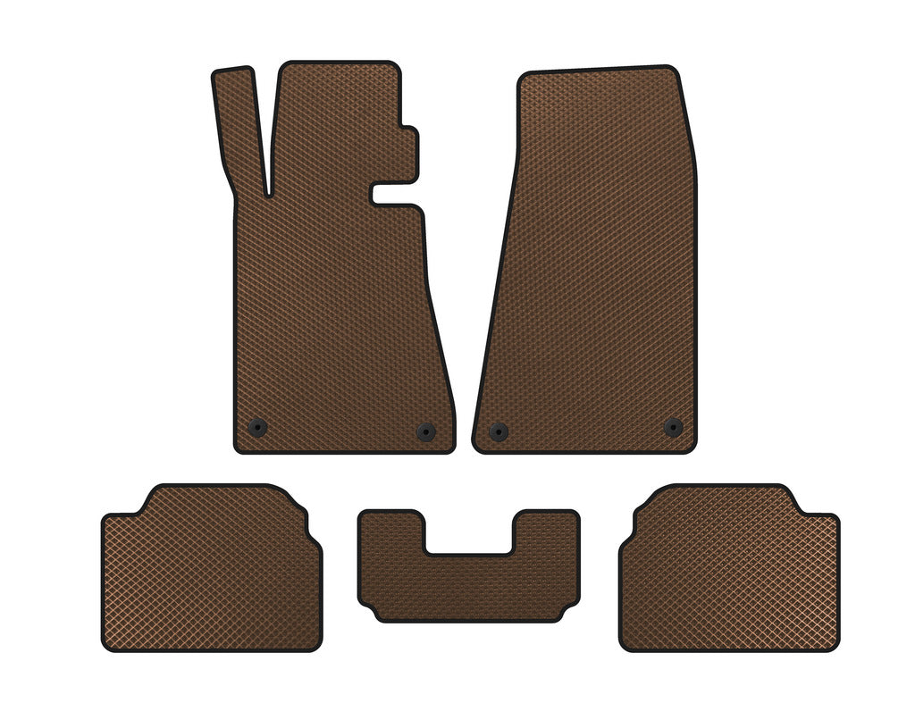 EVA Floor Mats (Brown) for BMW 5 Series E34 1988-1995 - image 1