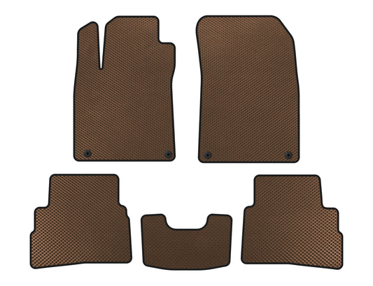 EVA Floor Mats (Brown) for Suzuki Kizashi 2009-2016 - image 1
