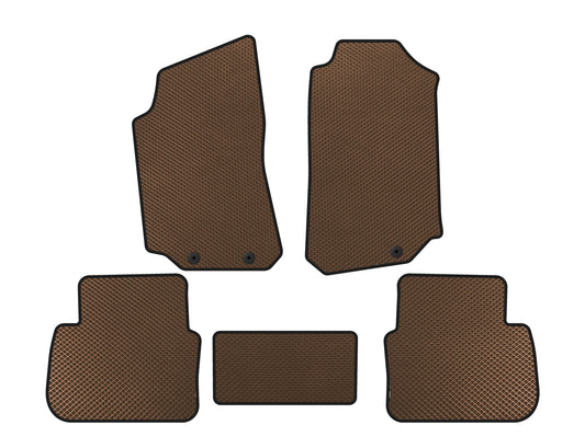 EVA Floor Mats (Brown) for Saab 9-5 1997-2010 - image 1