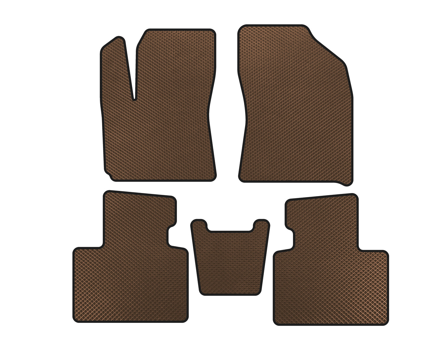 EVA Floor Mats (Brown) for FAW X40 2016-2021 - image 1