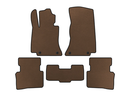 EVA Floor Mats (SD, Brown) for Mercedes C-class W206 2022- - image 1