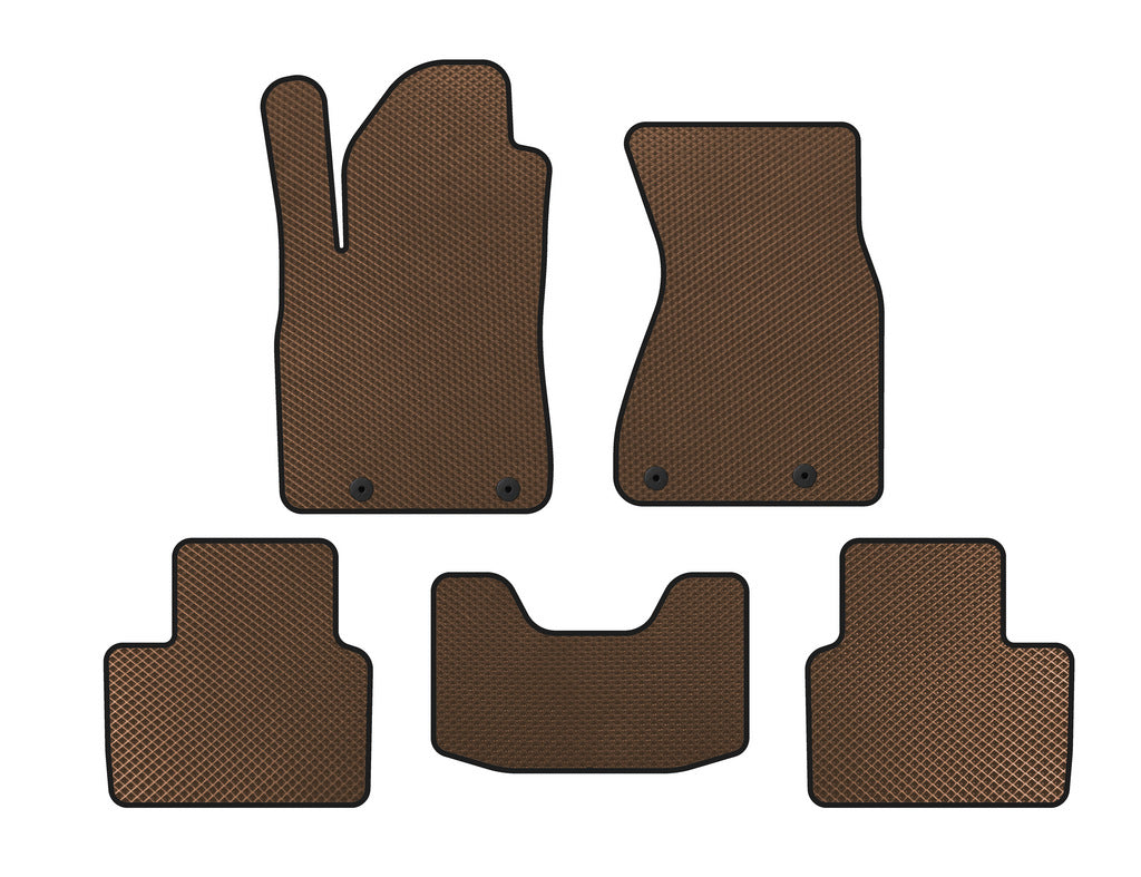 EVA car floor mats (Sedan, Orange) for Audi A8 1994-2002 - image 1