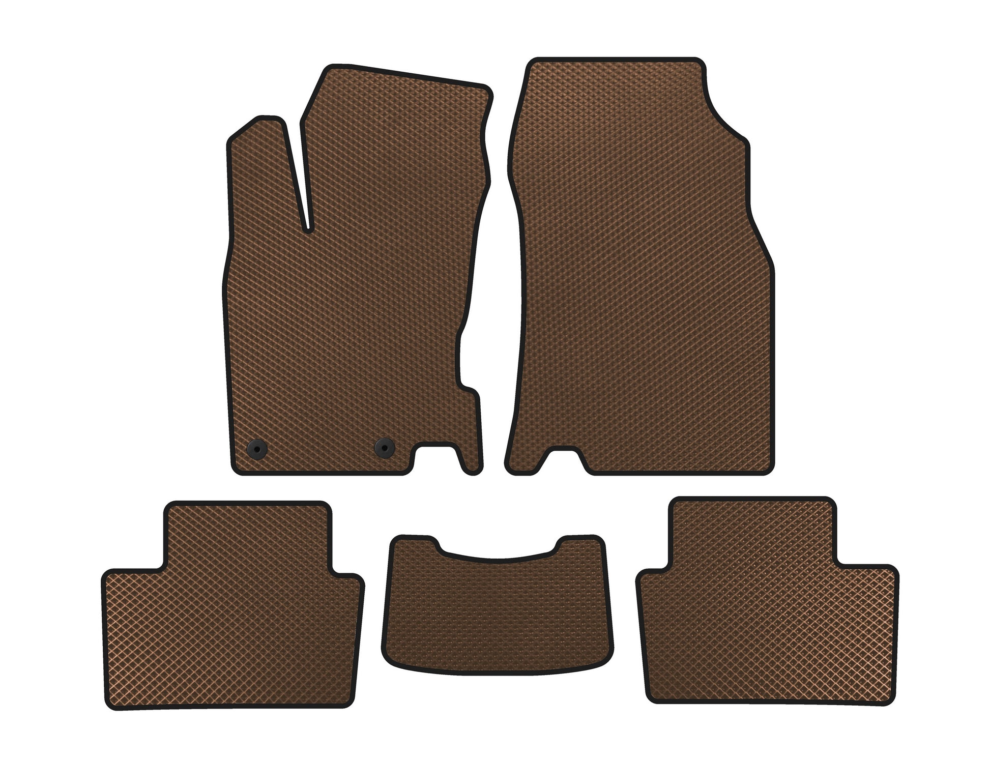 EVA Floor Mats (2015-2018, Brown) for Renault Kadjar 2015-2022 - image 1