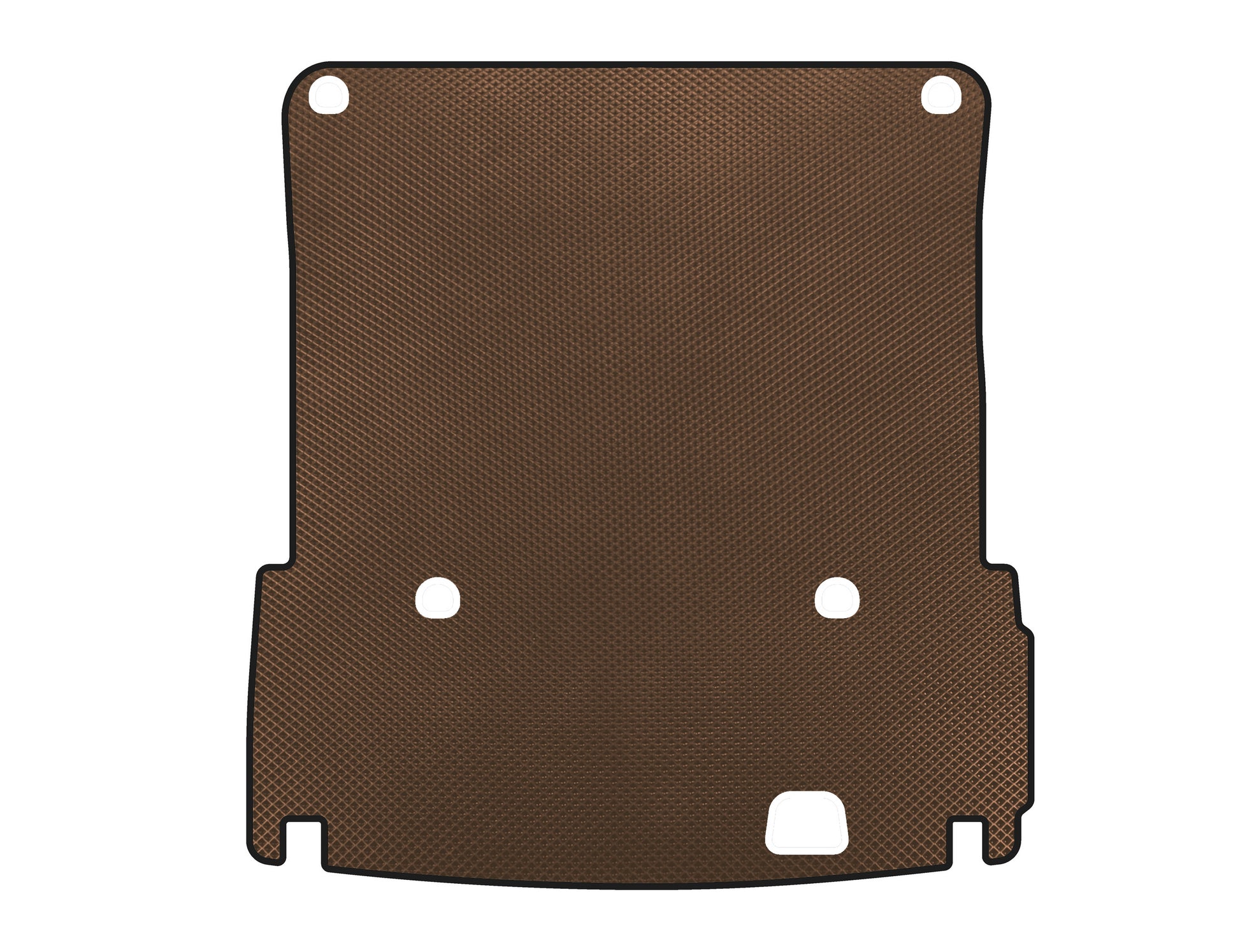 Trunk Mat (2012-2015, Brown) for Mercedes GL/GLS сlass X166 2012-2019 - image 1